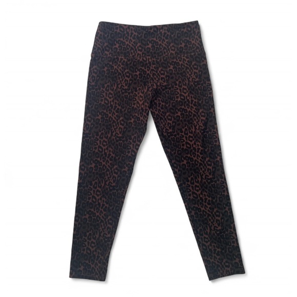Casablanca by Marrakech Clothing Co. Leopard Leggings Size Medium Stretch Comfy - Picture 2 of 5